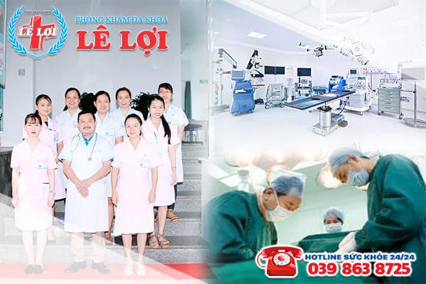 Phòng khám Lê Lợi - chuyên phẫu thuật nứt kẽ hậu môn ở Hà Tĩnh