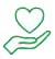 hình trái tim xanh lá