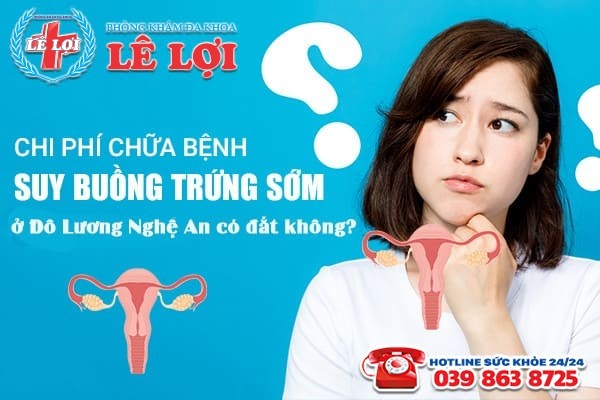Chi phí chữa suy buồng trứng sớm ở Đô Lương Nghệ An có đắt không?