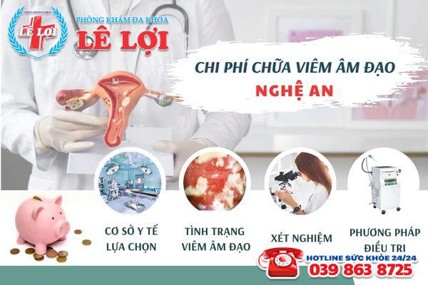 Chi phí chữa viêm âm đạo ở Nghệ An