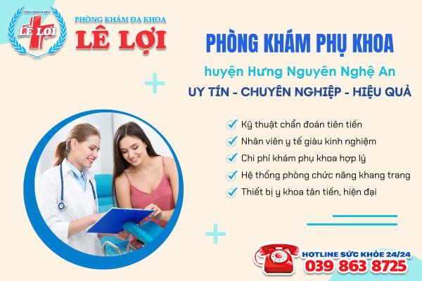 Bật mí phòng khám phụ khoa huyện Hưng Nguyên Nghệ An chất lượng