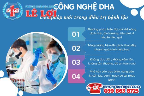Phương pháp DHA điều trị bệnh lậu ở Vinh