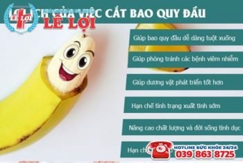 Chọn cắt bao quy đầu ở Vinh Nghệ An, chọn Đa Khoa Lê Lợi